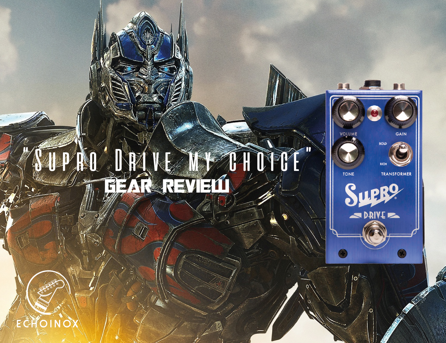 Supro Echoinox Review transformer in a stompbox