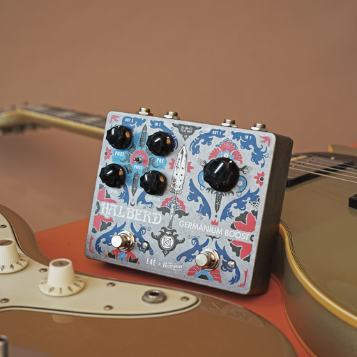 Electronic audio experiments halberd with Benson Germanium Boost