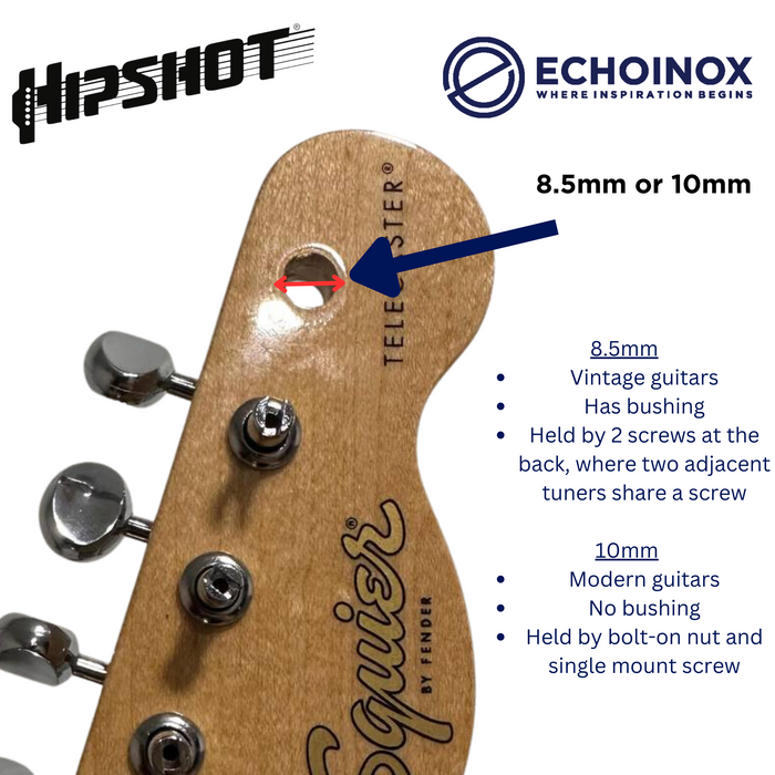 echoinox singapore hipshot locking tuners 3x3