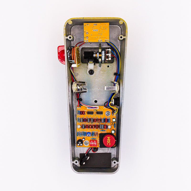 JAM Pedals Wahcko MK 2 wah pedal, internal circuit board and inductor