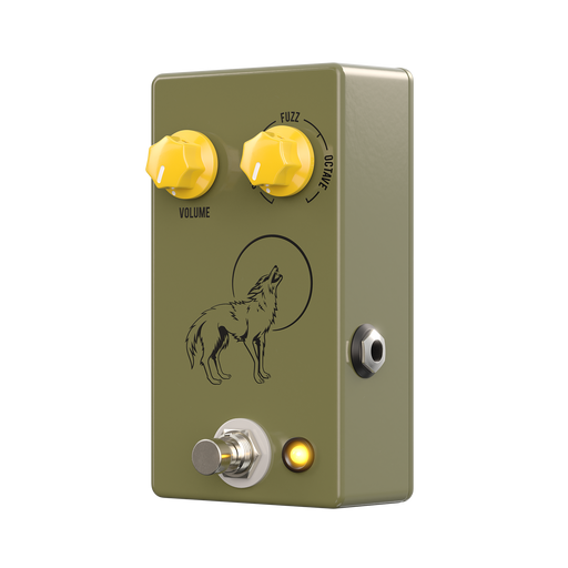 JHS Coyote octave fuzz pedal quarter left