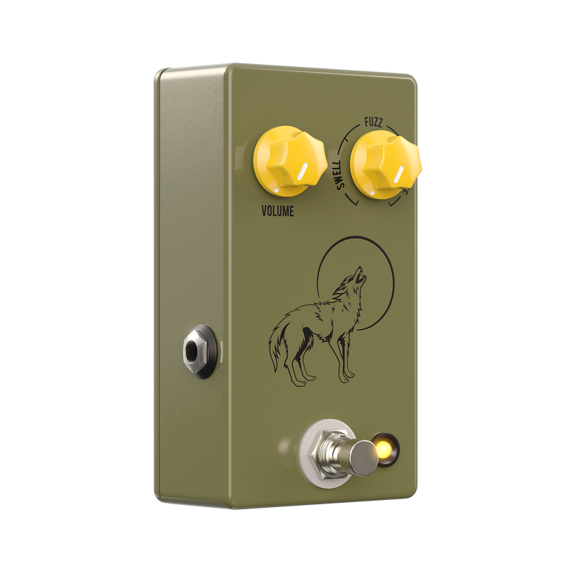 JHS Coyote octave fuzz pedal quarter right