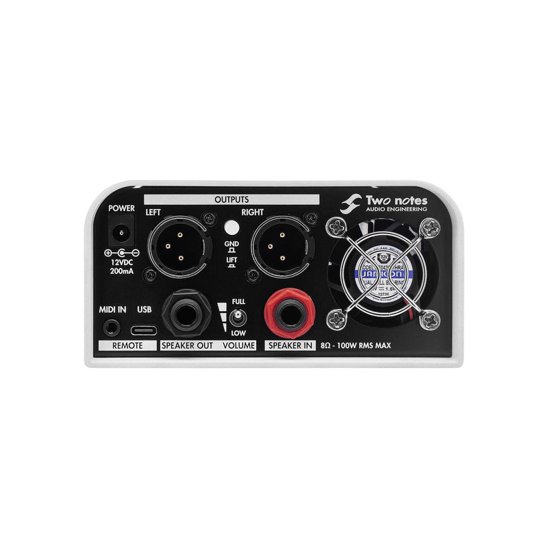 Two Notes Captor X+ (X-Plus) Compact Reactive Load Box, Attenuator, DynIR Cab Sim, IR Loader & Stereo Expander