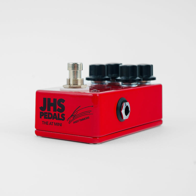 JHS AT Mini distortion pedal detail shot