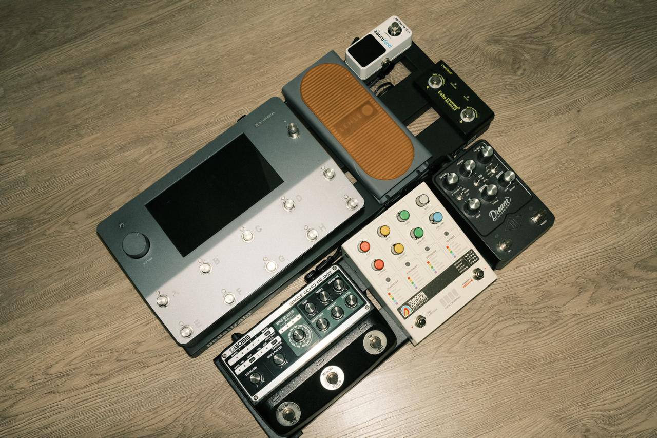 weiwen echoinox artiste pedalboard