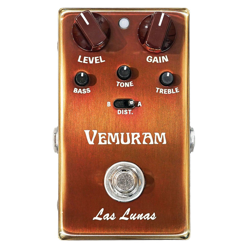 Vemuram Las Lunas distortion pedal, front view