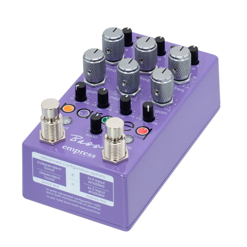 Empress Effects Bass ParaEq angled right view