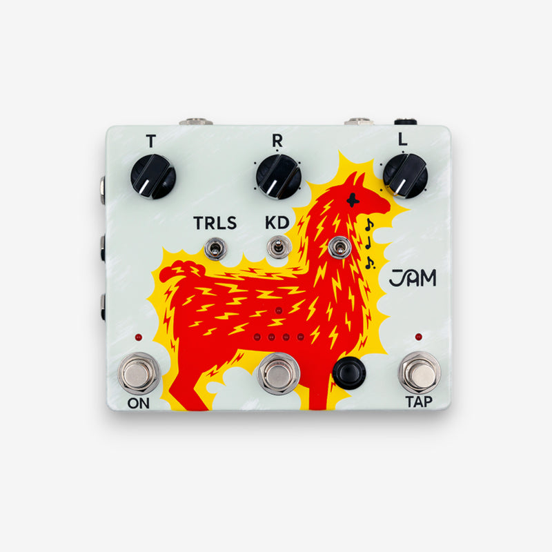 JAM Pedals Delay Llama Xtreme angled view