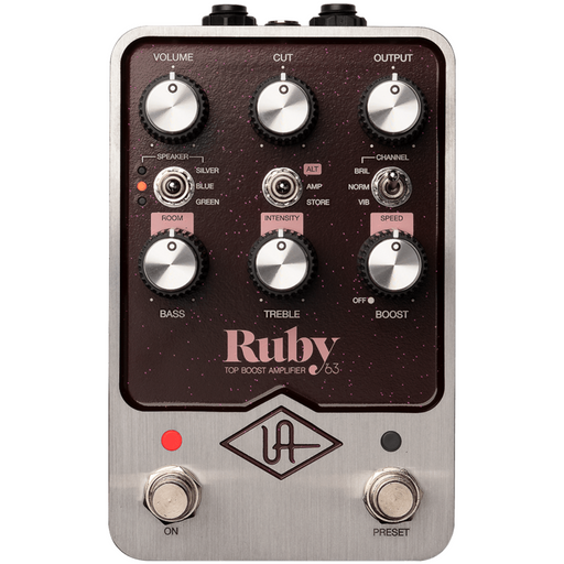 Universal Audio Ruby Top Boost Amplifer Echoinox Singapore Amp Sim