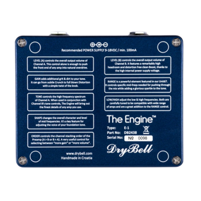 DryBell The Engine Foundation Preamp