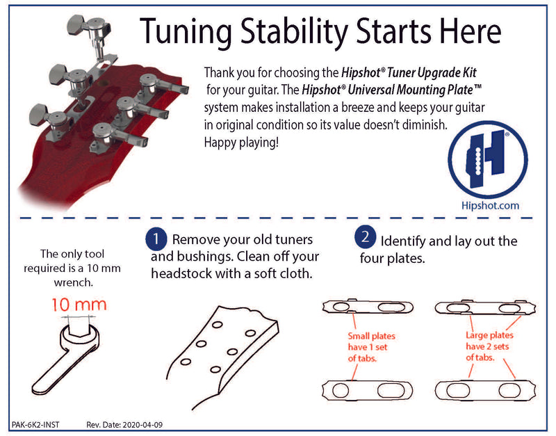echoinox singapore hipshot locking tuners 3x3